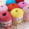 50g/PC Warm Lace Crochet Yarn Thin Cotton Thread 08# By 0.8MM For Hand Knitting Children Blanket Cloth Yarn
