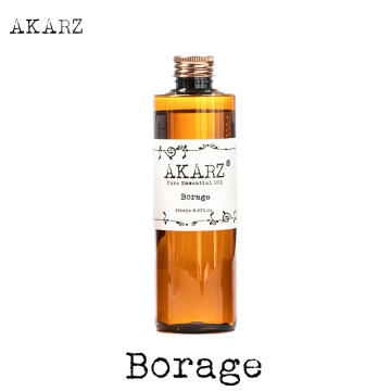 AKARZ Famous brand Borage oil natural aromatherapy highcapacity skin care massage spa base carrier Borage essential oil