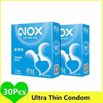 40/30/20Pcs Condoms Ribbed Spike Natural Rubber Penis Sleeve Condom for Safe Sex Toys Ultra-thin Condom Adult Men Sex Products