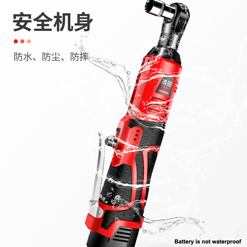 Electric Cordless Ratchet Wrench Rechargeable Scaffolding Torque Ratchet 12V Electric Wrench Kit With Sockets Tools Power Tools