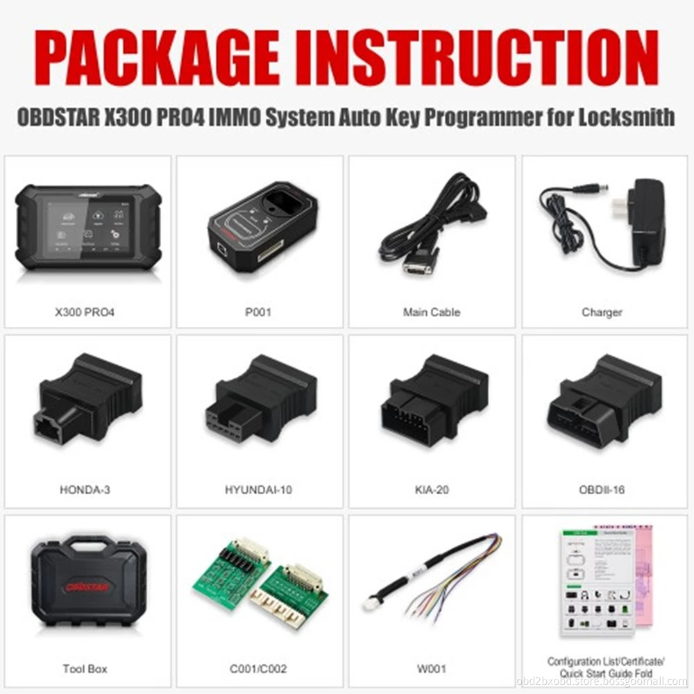 OBDSTAR X300 Pro4 Pro 4 Key Master Auto Key Programmer