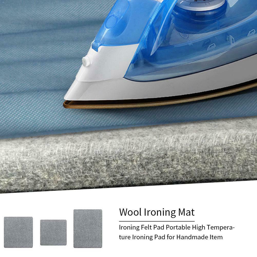 Dropship 3 Size Wool Ironing Felt Pad Mat High Temperature Resistance Insulation Ironing Board Protector Cloth Against Pressing