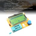 V2.68 ESR-T4 Mega328 Digital Transistor Tester Diode Triode Capacitance ESR Meter MOS/PNP/NPN LCR 12864 LCD screen Dropship