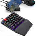 One-handed Mechanical Gaming Keyboard Left-handed Keypad for Mobile Phone PUBG Gamer