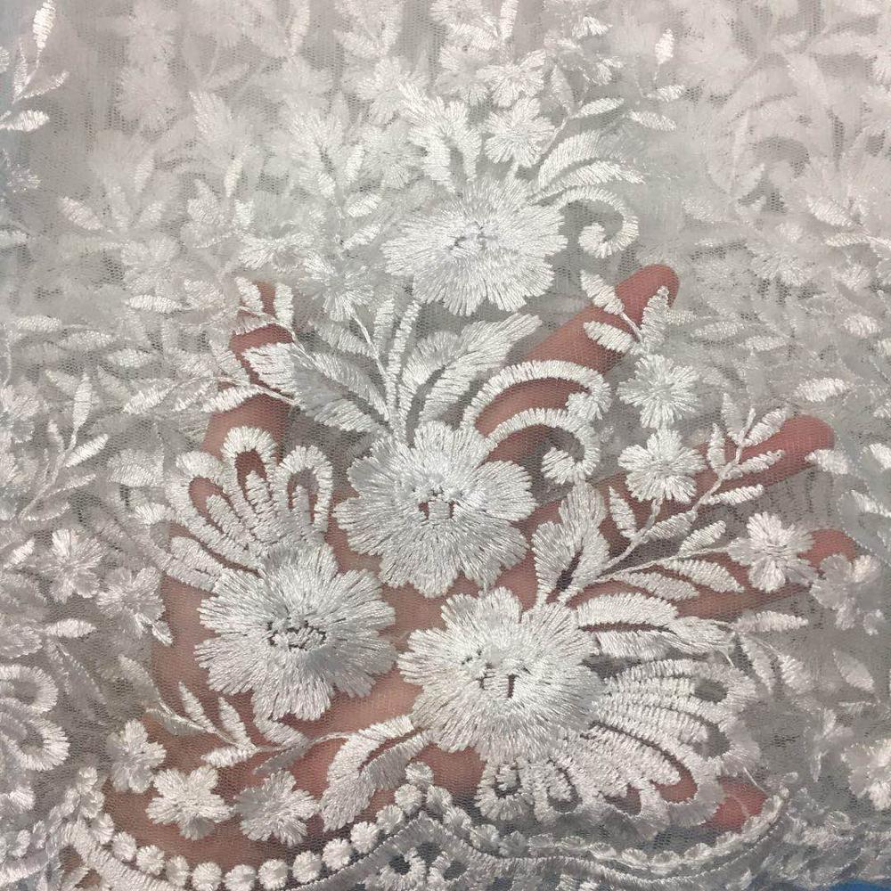 Lace Fabric 2020 High Quality Emboridery French Mesh Lace Fabric 5 Yards For Women Party/ Wedding Dress Top Quality ,
