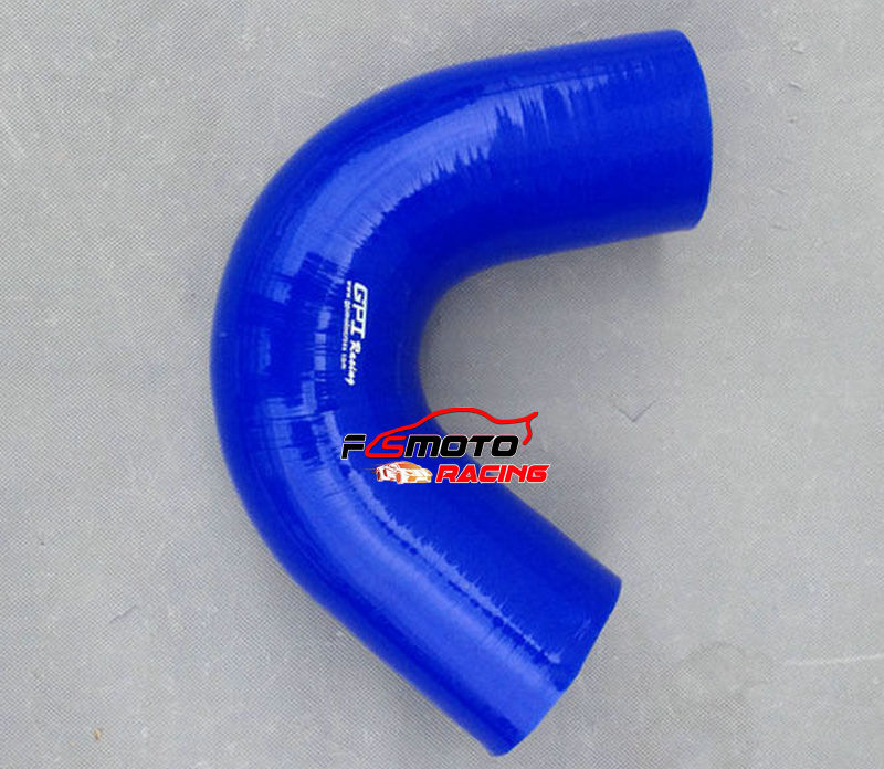 51mm 2" Silicone 135 Degree Elbow Hose intercooler turbo joinet Bend Pipe BLUE