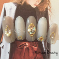 1 bottle/lot 3D nail art decoration mix-size imitation pearl round ball nail cotton pearl beads