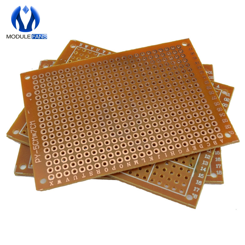 5PCS DIY Prototype Paper PCB Universal Board 5*7 cm 5*7 cm 5x7cm 5x7 Diy Electronic For Module Board For Point to Point DIY