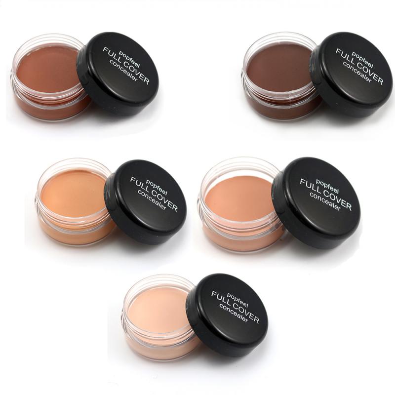 5 Colors Women High Coverage Concealer Waterproof Long Lasting Face Makeup Foundation High Coverage Concealer Comestics Makeup