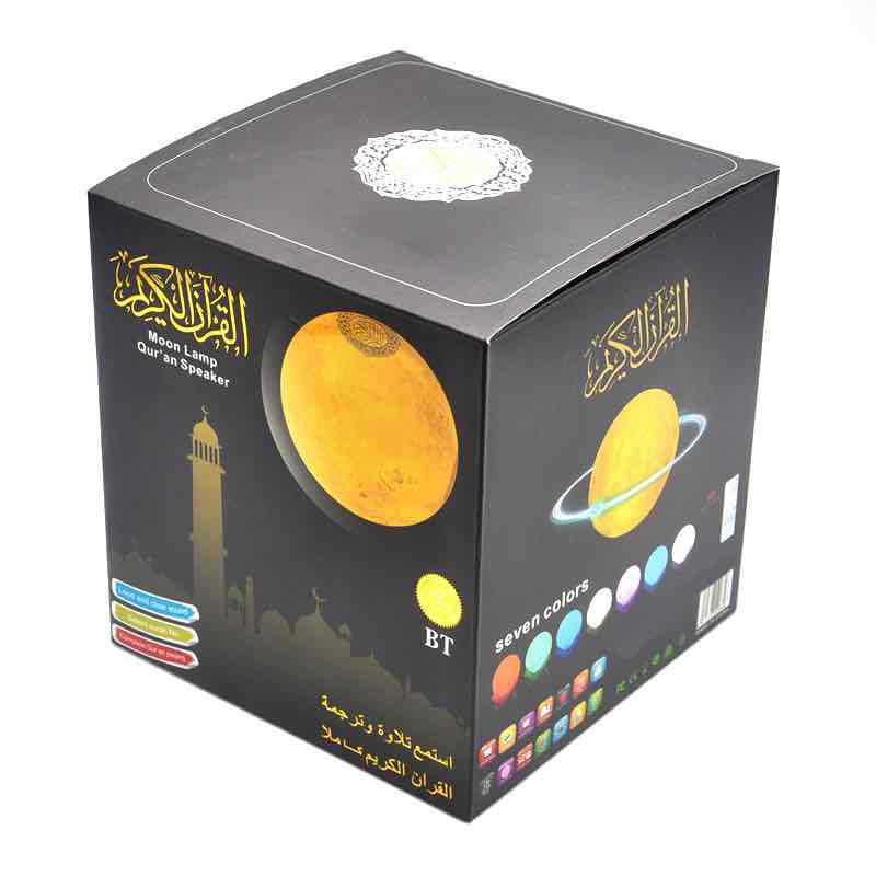 Bluetooth Quran Speaker LED Touch Night Light Lamp Islamic Gift Mp3 Koran Player Veilleuse Coranique