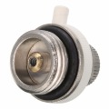 1/2'' Fully Automatic Air Vent Valve Part Mayitr Venting Heating Radiator Valve Parts Silver