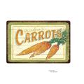 Farm Fresh Vegetables Shabby Metal Tin Signs Farmers Market Crisp Carrots Vine Ripe Plaque Iron Painting Wall Decor Retro Pub