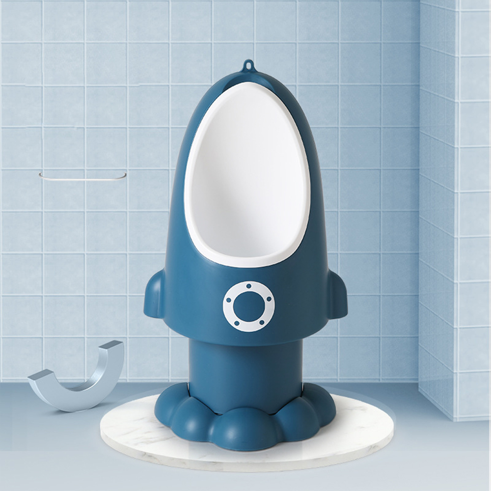 Baby Boy Potty Toilet Training Rocket Shape Children Vertical Urinal Boys Infant Toddler Adjustable Height Wall-Mounted Urinal