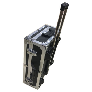 365*465*180mm Aluminum trolley case toolbox tool case Protective Camera Case equipment box with pre-cut foam lining