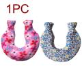 1400ml Hand Feet Neck Coral Fleece U Shaped Explosion Proof Shoulder Winter Hot Water Bag Cover Heat Preservation Removable Warm