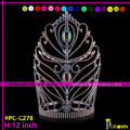 12 Inches Tall Colored ab pageant crowns for sale