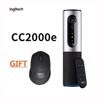 Original Logitech CC2000E HD1080p Webcam ConferenceCam Connect Video Conference Camera web With Free Logitech B330 Mouse