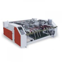 Semi-automatic carton box folder gluer machine