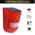 Outdoor 6LED Solar Alarm Light