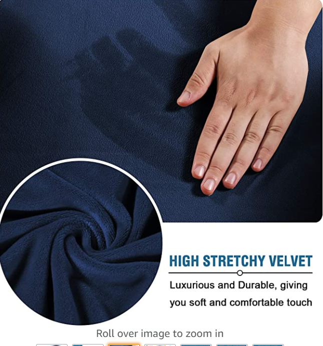 Elegant Luxury Real Velvet Plush Sofa Cover