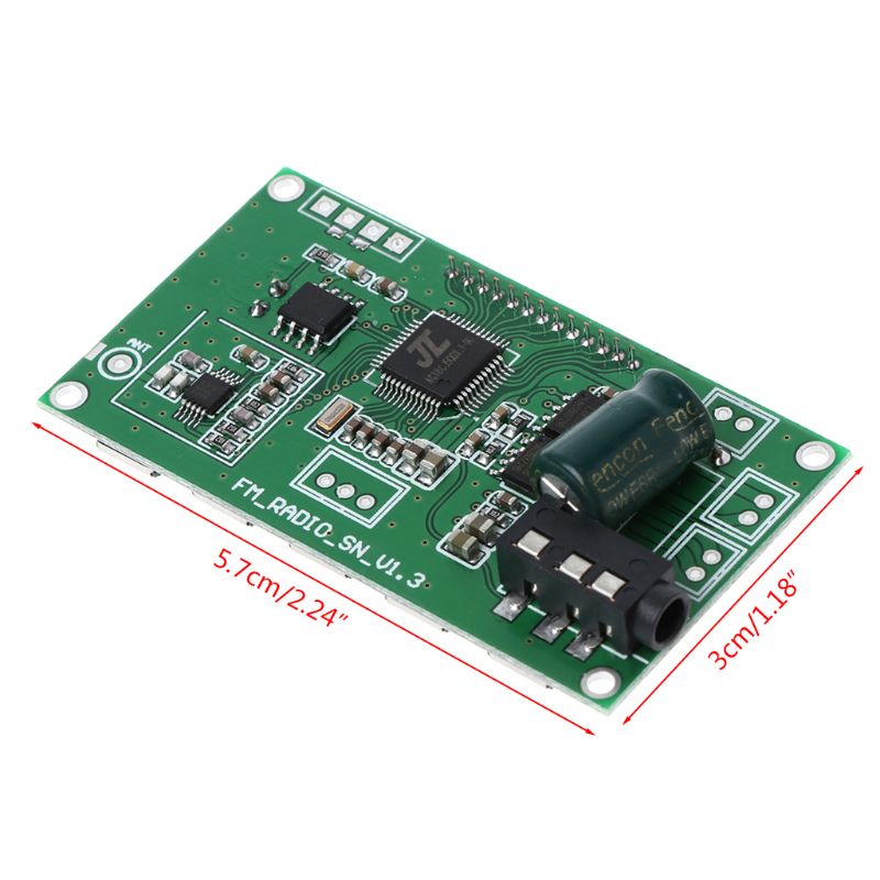 PLL LCD Digital FM Radio Receiver Module 87-108MHZ Wireless Microphone Stereo Drop Shipping Support