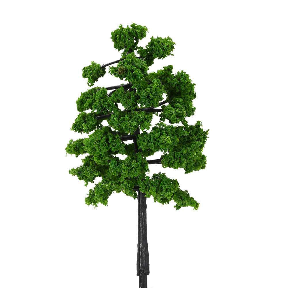 10 Pcs Model Trees Architectural Model Railroad Layout Garden Landscape Scenery Miniatures Model Supplies Building Kits Toys