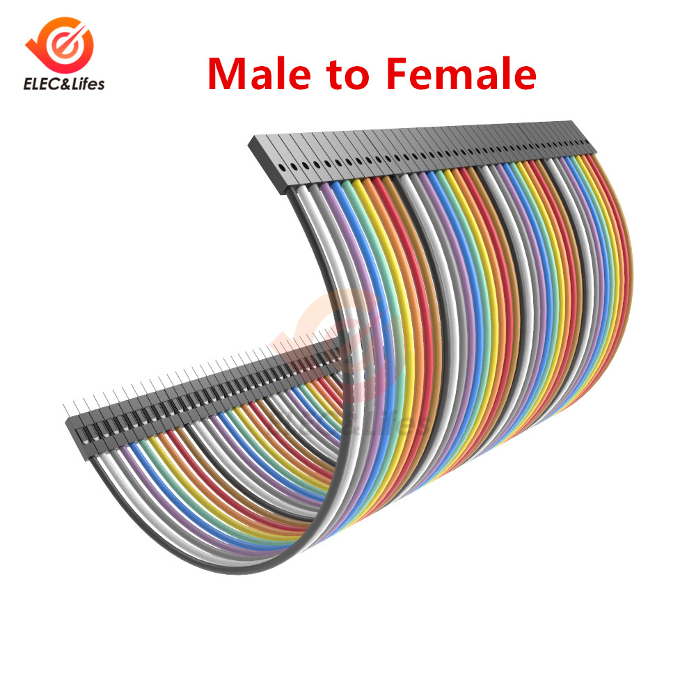 10CM 20CM 40CM 40 Pin 2.54mm dupont Cable Jumper Line wire Male to Male Female to Male Female Jumper Wire eclectic Cable cord