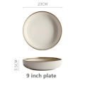White 9-inch plate