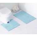 Bathroom 2Pcs/Set Bathroom Mat Set Embossing Flannel Floor Rugs Cushion Toilet Seat Cover Bath Mat for Home Decoration
