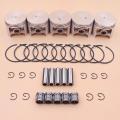 5 Set 47mm Piston Pin Ring Circlip Needle Bearing Kit For Stihl MS361 MS 361 Chainsaw 1135 030 2000