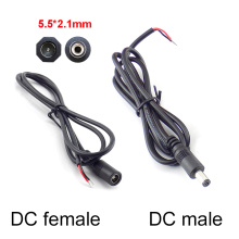 0.25M/1M 12V DC Male Female Connector Wire Power Supply Cord Extension Cable for CCTV LED Strip Light Adapter 5.5*2.1mm Cords