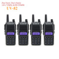 4PCS BaoFeng UV-82 Dual PTT Walkie Talkie Dual Band VHF UHF 136-174MHZ 400-520MHZ 8W Ham Radio Baofeng 82 UV82 PTT Radio Amateur