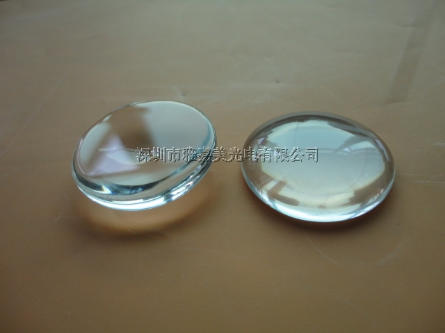 High power LED lens,No Edge Diameter 25MM to 40MM optional, glass Plano convex lens, Focusing optical lens