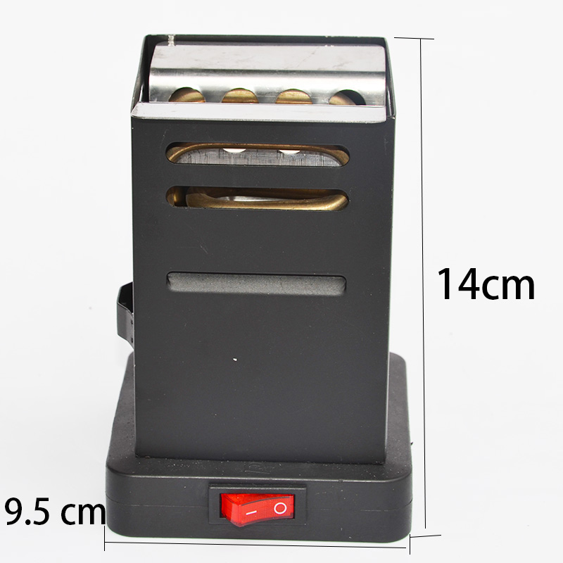 EU Plug Black Shisha Hookah Charcoal Heater Stove Coal Burner with Hot Plate Chicha Narguile Accessories