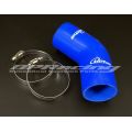 48mm/51mm/55mm / 45 Deg Degree Silicone Rubber Joiner Bend/1.89" inch/2" inch/2.17" inch Elbow Hose + Clamp