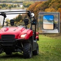 Golf Cart Mirrors - Universal Folding Side View Mirror For Golf Carts Club Car, Ezgo, Yamaha, Star, Zone Carts