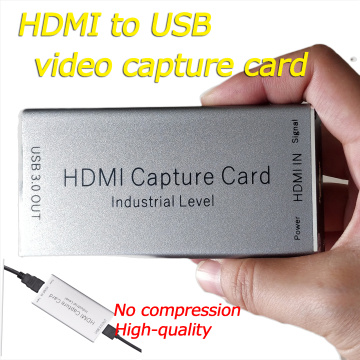 Mini Video Capture Card USB 3.0 HDMI Video for PS4 Game DVD Camcorder OBS/POTPLAYER/AMCAP/VLC live video software