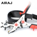 AIRAJ Belt Hole Puncher Eyelet Sewing Multifunctional Belt Hole Punch Pliers DIY Household Strap Hole Punching Manual Tools