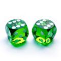 Bescon Dice Professional Precision Dice Round Corner 9/16" (14.3mm) with Random Serial Number, Precision Cut Dice 14.3MM