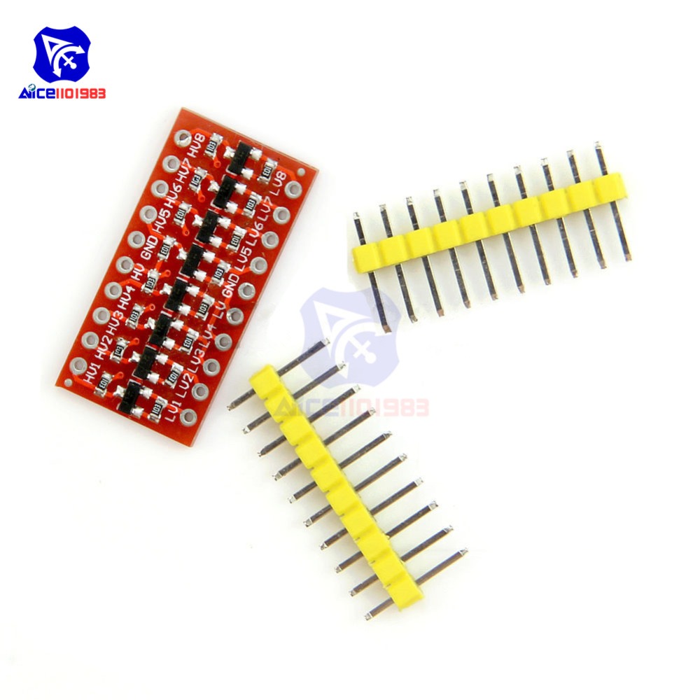 diymore 5PCS/Lot I2C IIC 8 Channel Logic Level Converter Module Bi-Directional Module For Arduino Step Up 3.3V To 5V