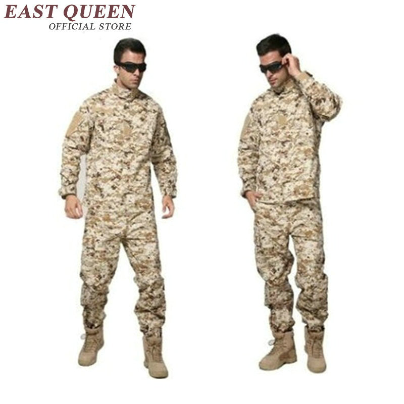 American military uniform desert us army tactical camouflage special forces uniforms clothing combat costume outfit FF987