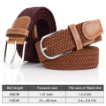 MEDYLA Top Fashion Striped Free Cinto Feminino Belts For Knitted Elastic Belt Male Canvas Pin Buckle Women's Lovers Strap