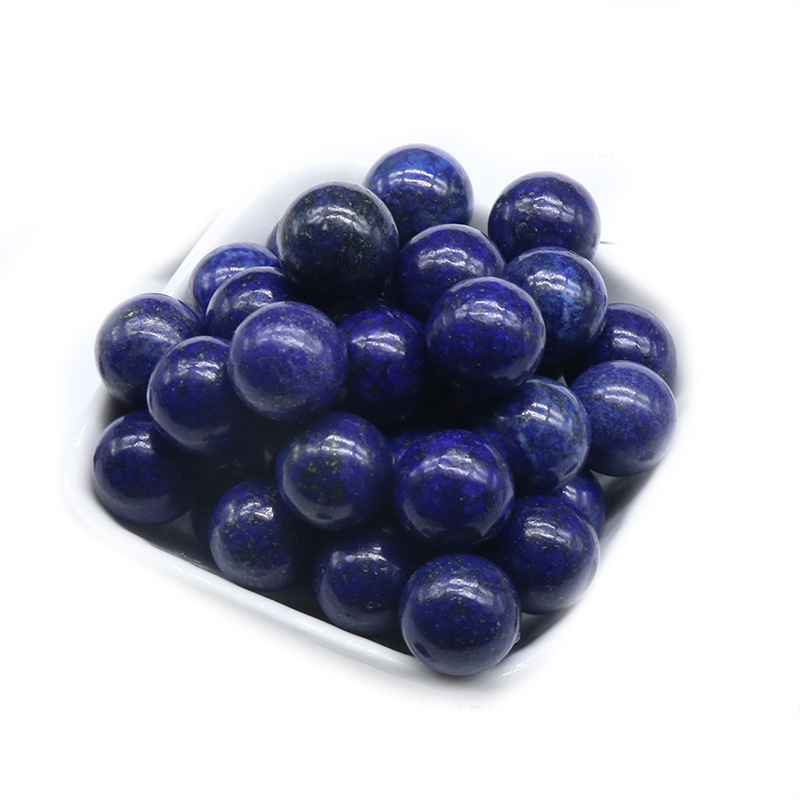 20MM Lapis Lazuli Chakra Balls for Stress Relief Meditation Balancing Home Decoration Bulks Crystal Spheres Polished