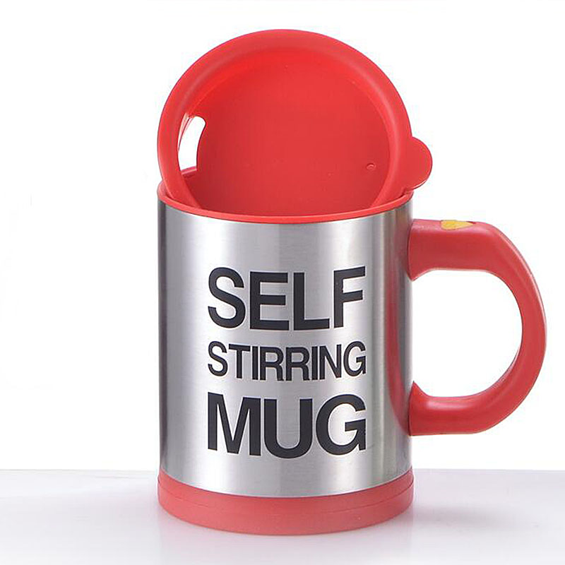 Self Stirring Mug Coffee Pot Automatic Electric Lazy 400ml Coffee Milk Mixing Cup Double insulated Stainless Steel French Press