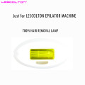 White epilator lamp