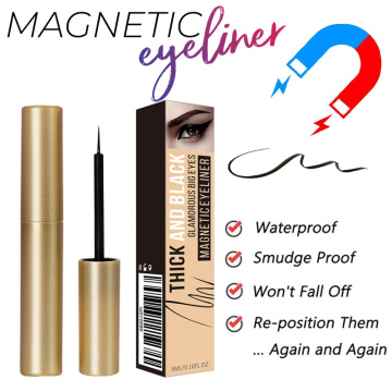 Magnetic Liquid Eyeliner for Magnetic False Eyeashes Waterproof Natural Easy To Wear Makeup Tool Magnet Lashes Extension Glue