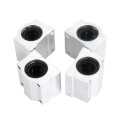 4PCS Linear Motion Ball Bearing Slide Block Bushing SC8UU SCS8UU SC10UU SCS12UU 16UU 20UU 25UU Linear Shaft CNC 3D Printer Parts