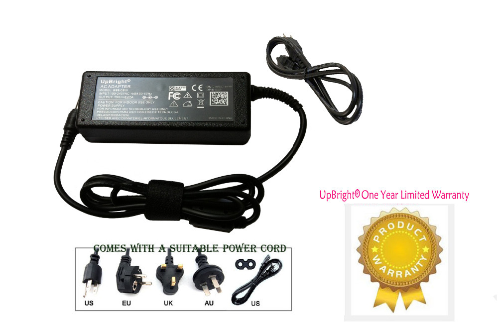 UpBright New AC / DC Adapter For Elmo ADS0243-U120200 P30 XGA Visual Presenter Power Supply Cord Cable PS Charger Mains PSU
