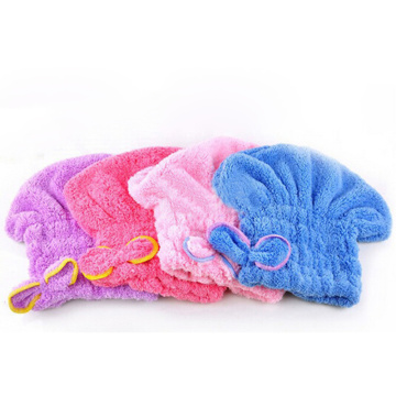 1PCS Shower Bathing Quick Dry Hair Drying Hat Bathing Sanitary Ware Suite Accessories Bath Microfiber Fabric Cap