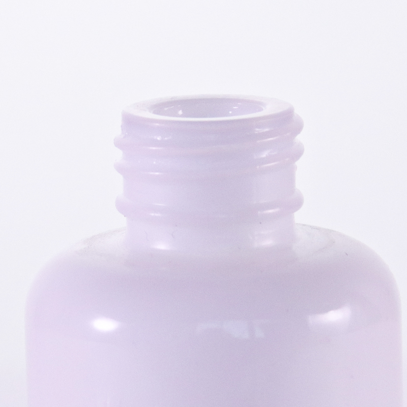 Round Shoulder White Glass Bottle With Long Nozzle3 Jpg